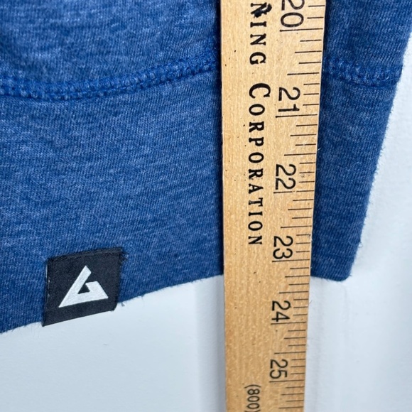 American Giant Hoodie Womens S Blue Full Zip Lightweight Outdoor Made In USA - Picture 7 of 10